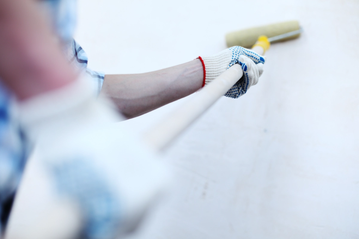 Over 55 Skills At Work - painting a wall